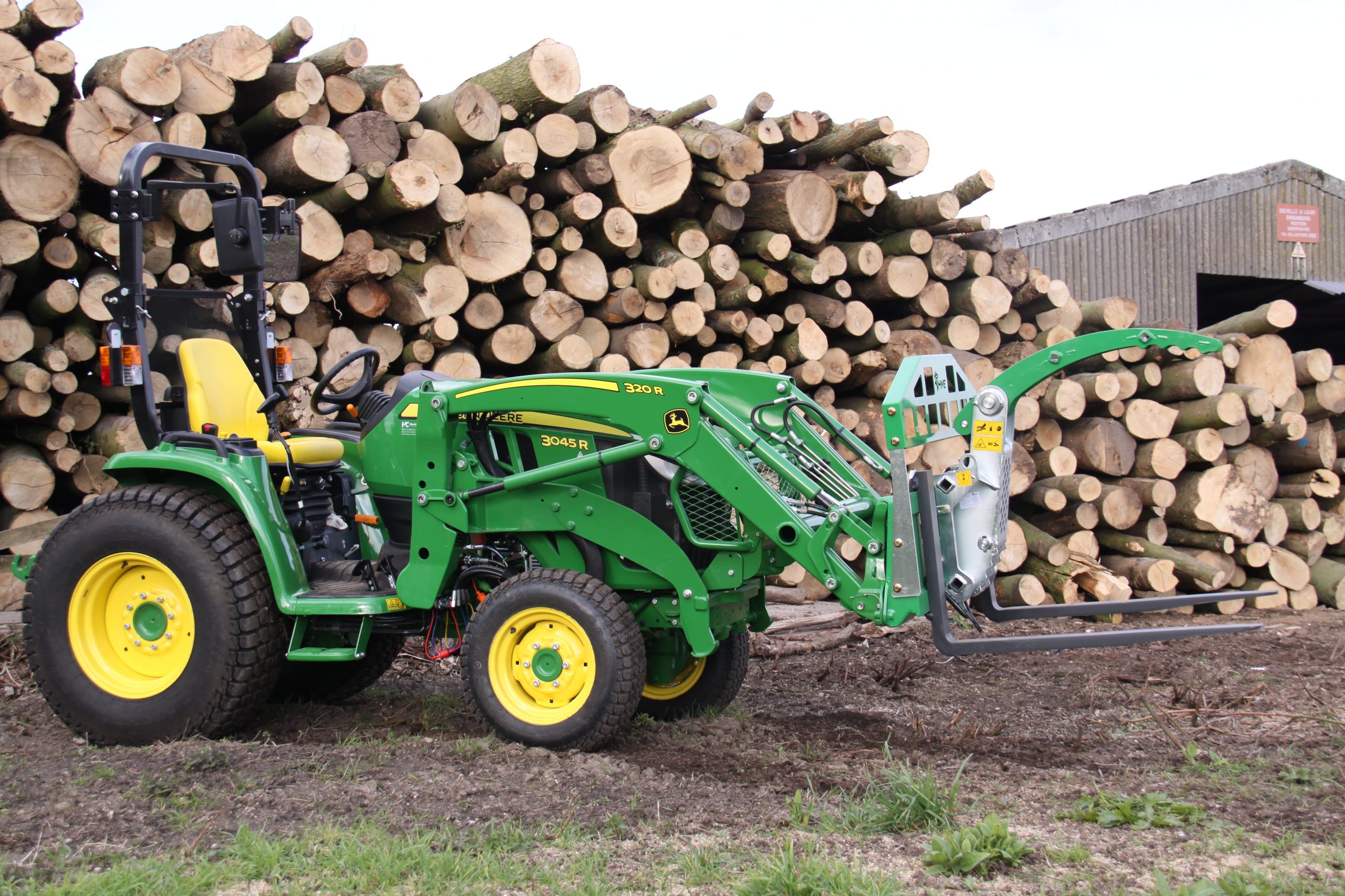 Pallet Fork Log Grab