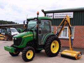 John Deere 4720 Utility Tractor with Bomford Robin 4.3 Flail mower